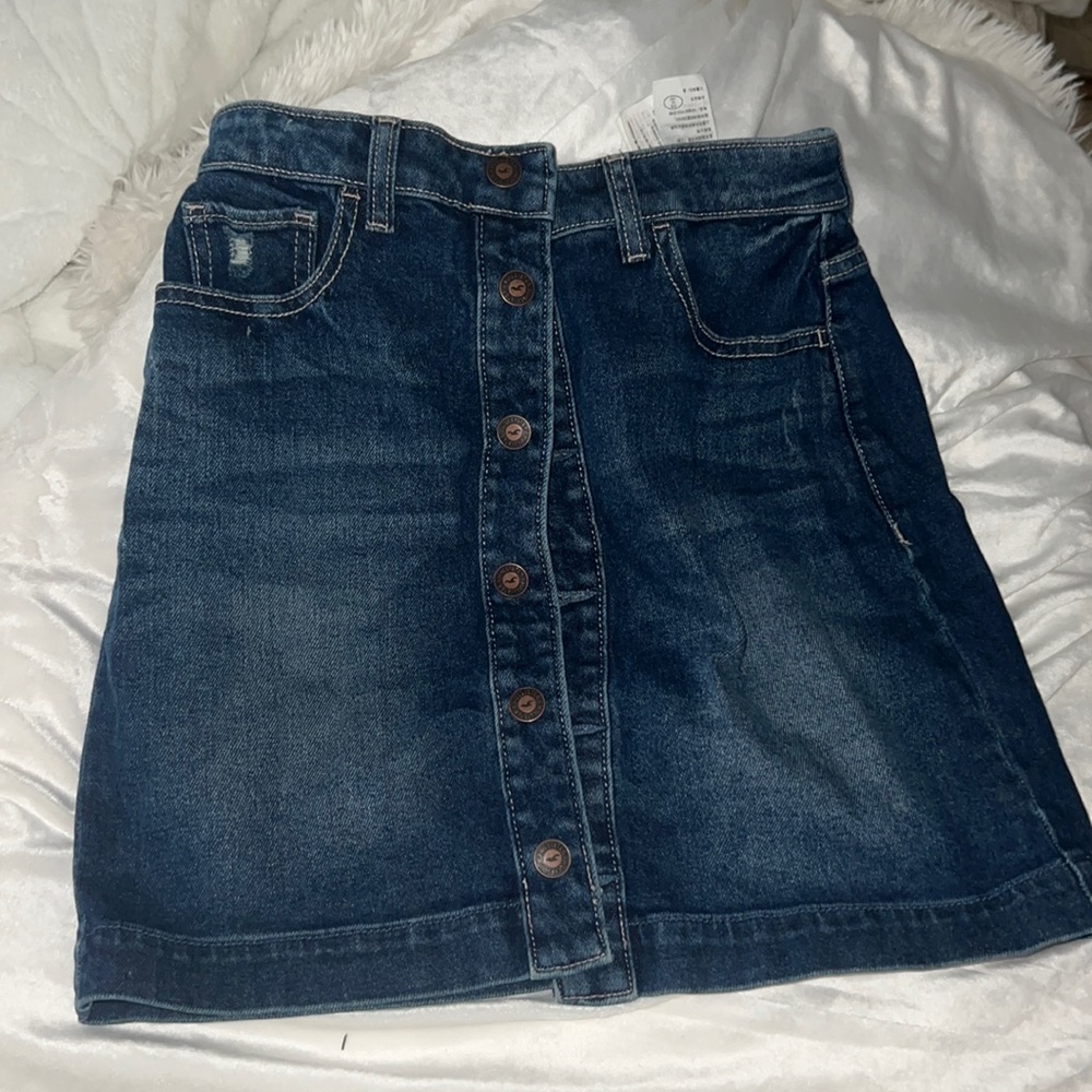 Hollister button up skirt